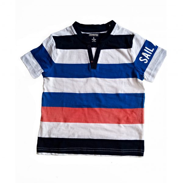 Orchestra Strips Round Neck